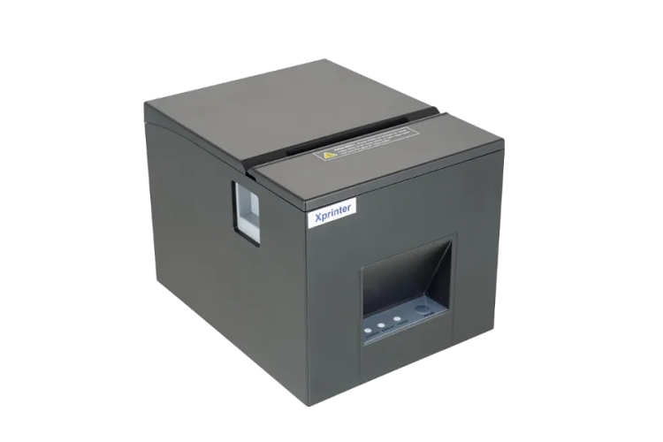Xprinter XP-Q837L Thermal Receipt Printer [UK] / Black / USB/Serial/Lan Interfaces (incl PSU+UK P/Cord)